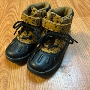 Carter's Black and Tan Kids Boots